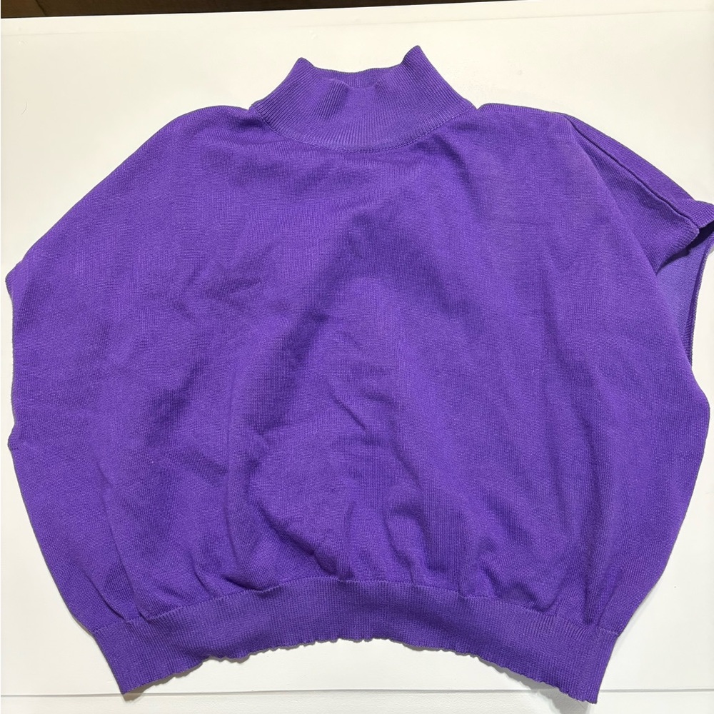 SHEIN Purple Short Sleeve Top